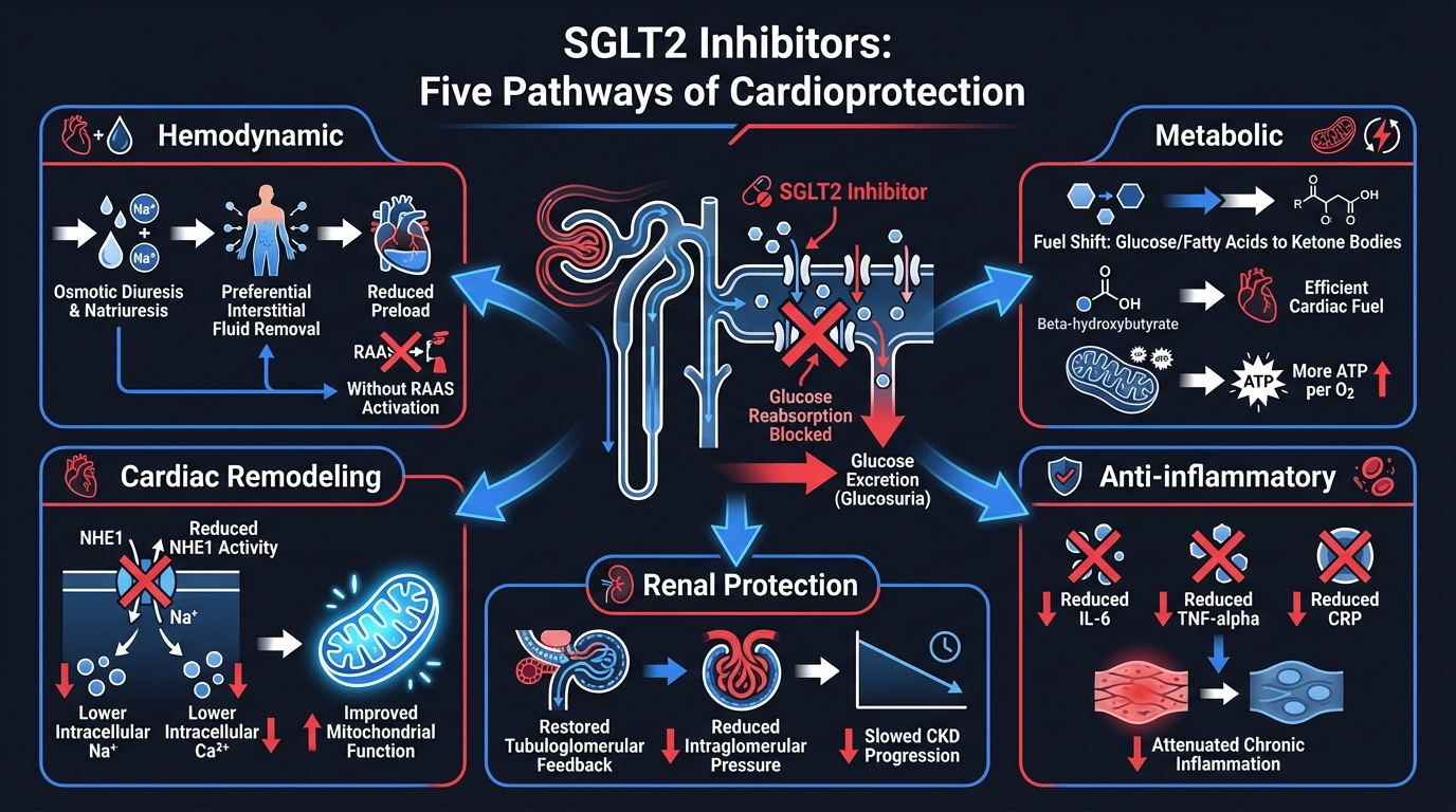SGLT2 Inhibitor Mechanisms of Cardioprotection