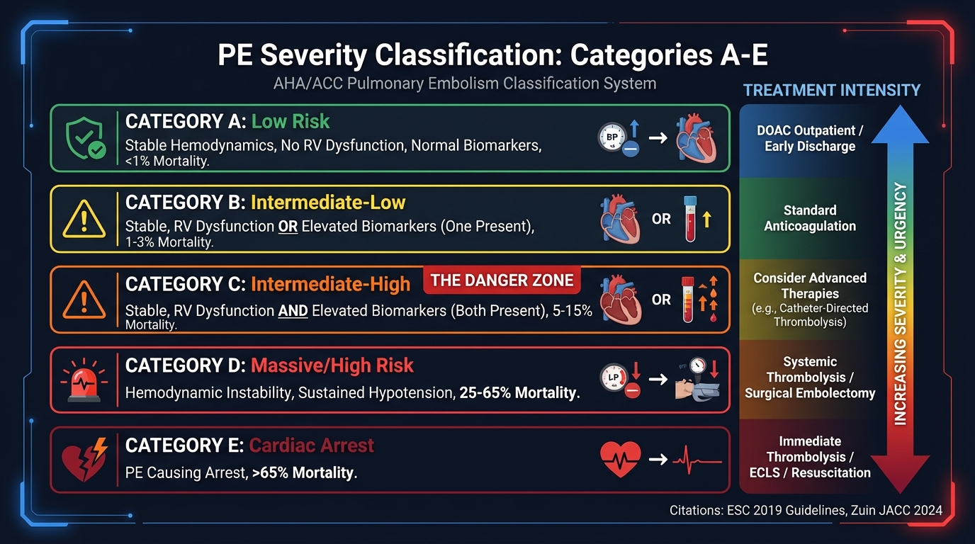 AHA/ACC PE Classification System