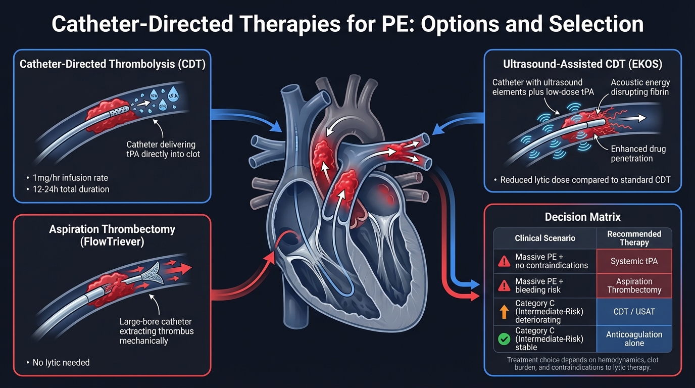 Catheter-Directed Therapy for PE