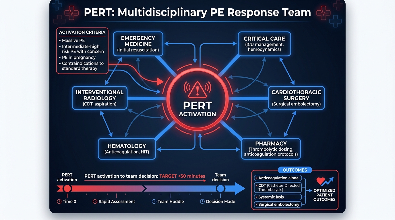 PERT Activation and Response Flowchart