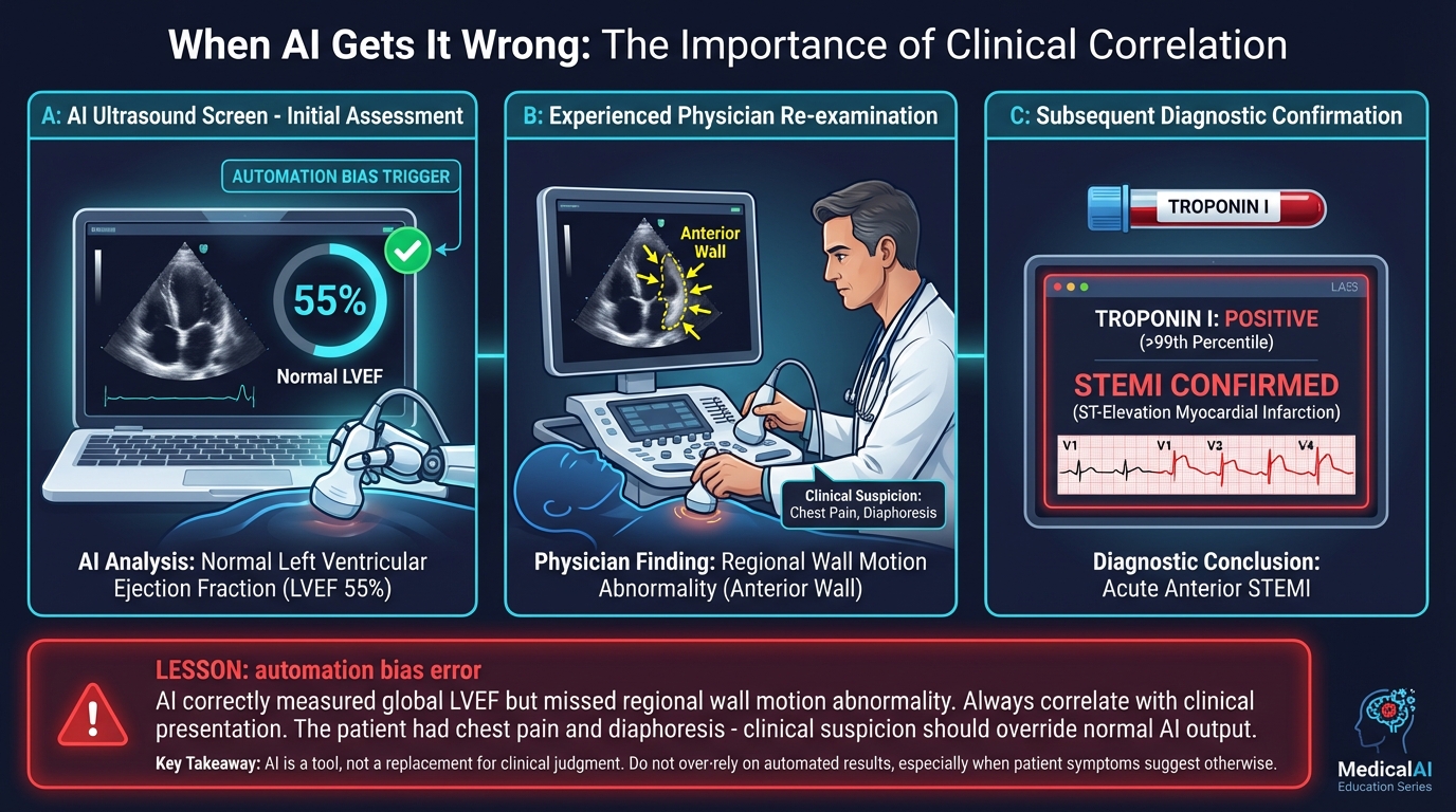 Case 4: Automation bias error