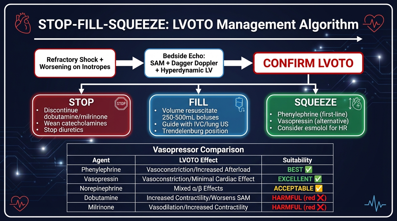 LVOTO Management Algorithm