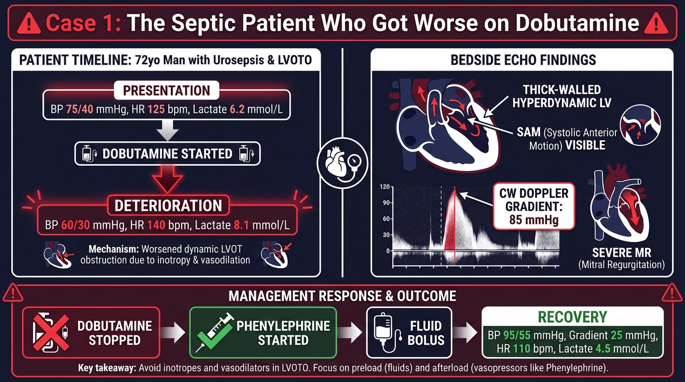 Case 1: Sepsis with LVOTO