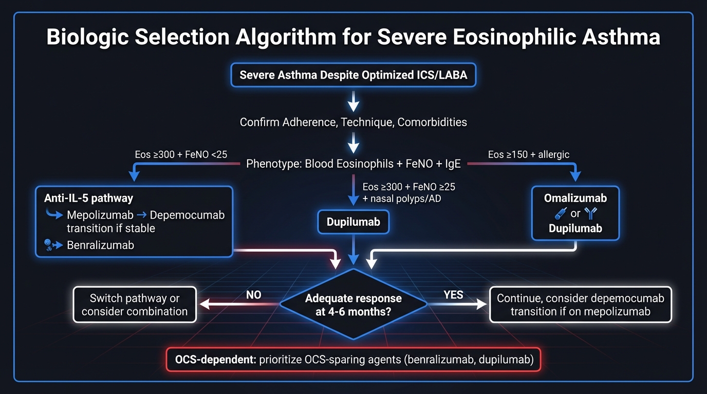 Treatment Algorithm for Severe Eosinophilic Asthma
