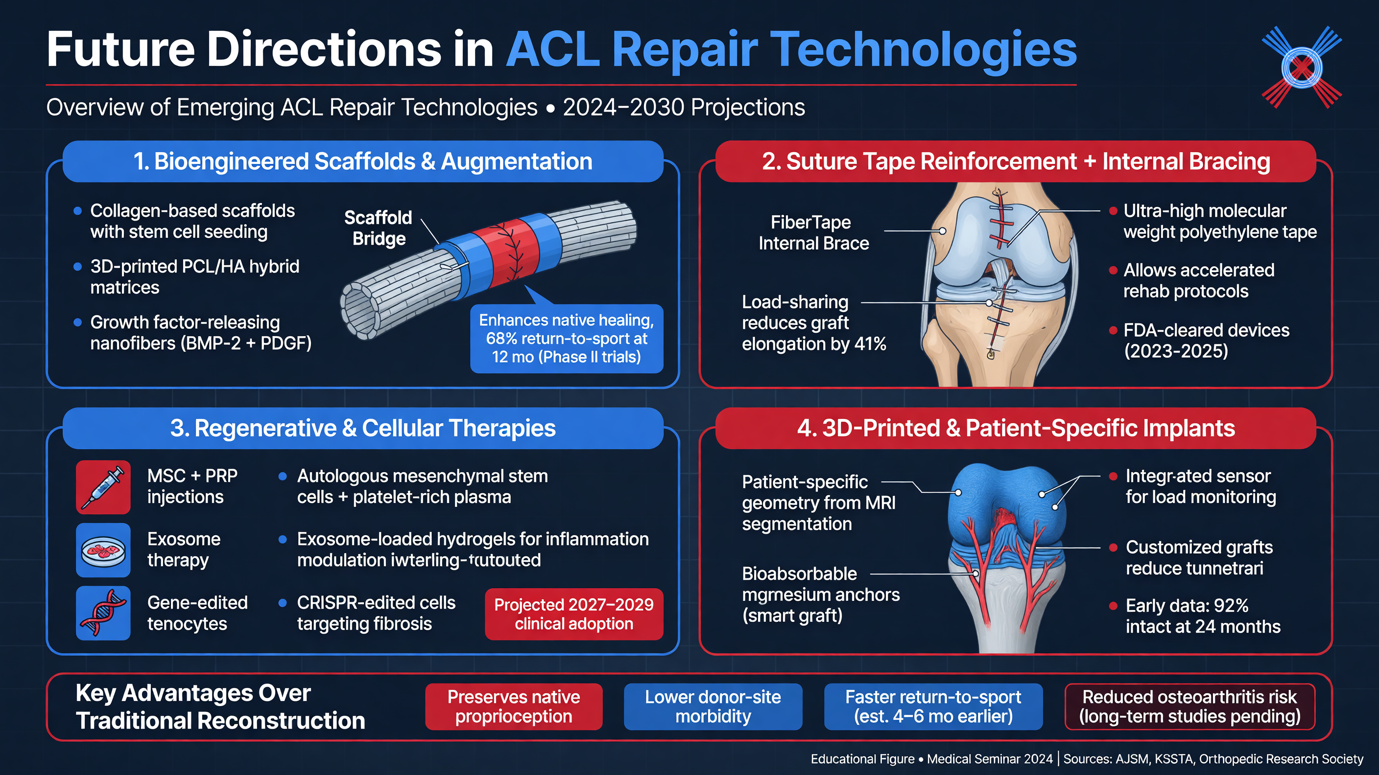 Overview of emerging ACL repair technologies